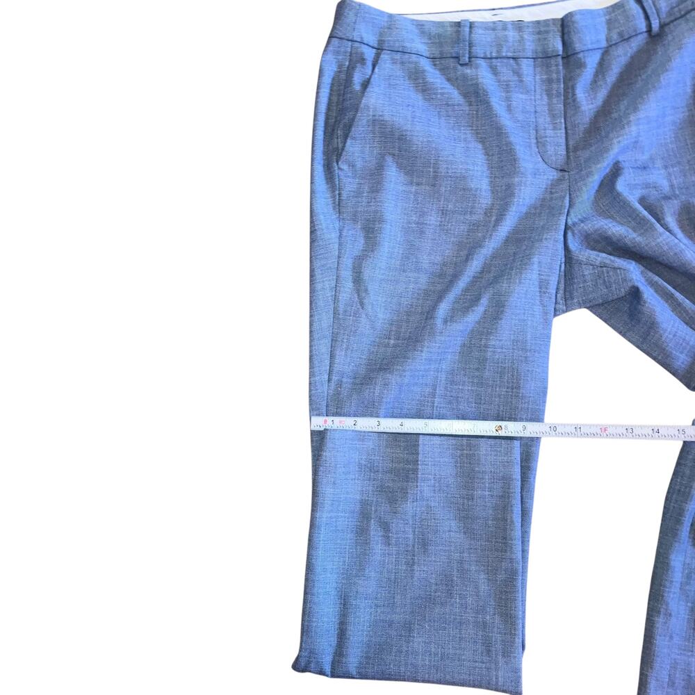 Talbots Light Blue Sharkskin Straight-leg Suit Pants- size 14P - Picture 11 of 13